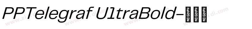 PPTelegraf U1traBold字体转换